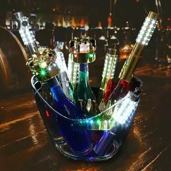 Светодиодный стробоскопический светильник для бутылок, перезаряжаемый светодиодный светильник, ярко-красная винная пробка, ручной светильник, колпачки для пивных бутылок для вечеринок, ночного клуба B