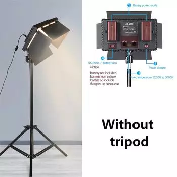 Светодиодный свет для фотостудии для Youbute Game Live Video Lighting для камеры, портативная панель для записи видео 50 Вт