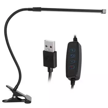 Светодиодный светильник Clip Light с питанием от USB, 3-х цветовая температура, плавная регулировка, лампы для чтения у кровати