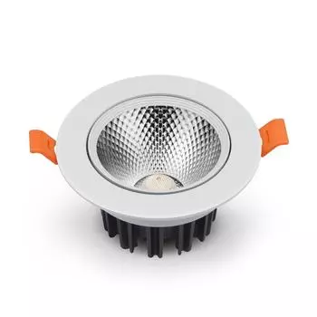 Светодиодный светильник COB, 7 Вт, 12 Вт, 15 Вт, 18 Вт, 110 В/220 В, встраиваемый потолочный светильник, светодиодный точечный светильник для внутреннего освещения спальни, кухни Cold White