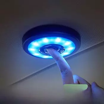 Светодиодный светильник для чтения и потолочный светильник для салона автомобиля 6471 синий/белый