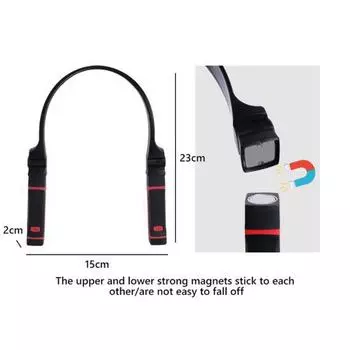 Светодиодный светильник для чтения на шею, книжный светильник для чтения в постели, съемный для чтения, вязания, бега, кемпинга, ремонта