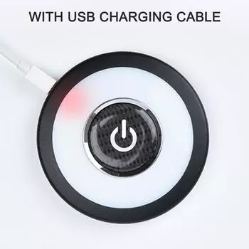 Светодиодный светильник для чтения в салоне автомобиля, автоматическая USB-зарядка, магнит на крыше, солнечный свет, багажник автомобиля белый