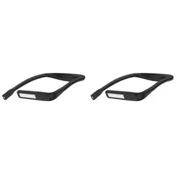 Светодиодный светильник для книг, гибкая подвесная лампа для чтения на шею, креативные подарки (черный) #C