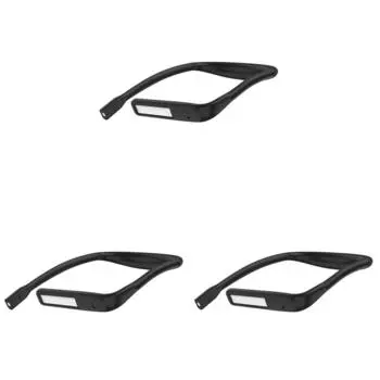 Светодиодный светильник для книг, гибкая подвесная лампа для чтения на шею, креативные подарки (черный)