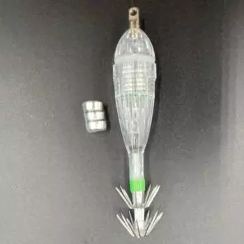 Светодиодный светильник для приманки для рыбалки, ночной светильник для приманки для рыбалки, работающий от батареек, подводный светильник для приманки для рыбалки, универсальные рыболовные принадлежности красный