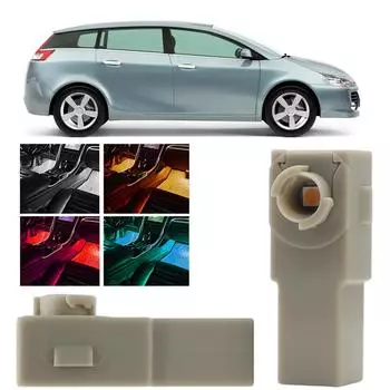 Светодиодный светильник для салона Toyota Relin Corolla Kai Rongfang RAV4 Cross, декоративный светильник для ног, разъем для подсветки перчаточного ящика белый