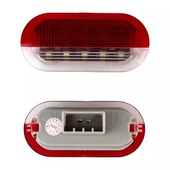 Светодиодный светильник для Skoda Octavia, 1 пара, приветственный свет на двери автомобиля, люминесцентный свет автомобиля, 12 В, 3 Вт, дверные лампы для VW Golf MK3 MK4 Beetle Jetta Polo 2pcs