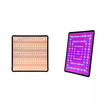 Светодиодный светильник для выращивания растений, полноспектральный светильник для комнатных растений, панельная лампа для выращивания растений 27 Вт с подвесным креплением EU plug