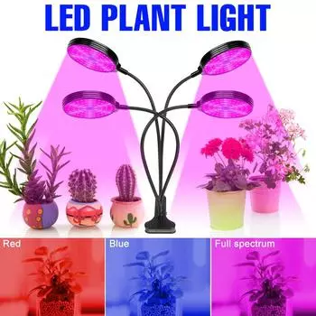 Светодиодный светильник для выращивания растений, полный спектр, семена цветов в помещении, гидропонное выращивание, светильник для ящиков для выращивания, водонепроницаемый, функция затемнения и синхронизации