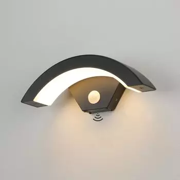 Светодиодный светильник Lightess для входа на крыльцо, входной кронштейн, датчик движения, наружная наружная стена, наружная стена, задний столб ворот, настенный светильник, монтируемый непосредственно на теплый белый