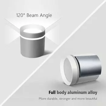 Светодиодный светильник MARPOU Tuya Surface Mounted 13W Dimmable, потолочный точечный светильник Spot Lamp For Home Bedroom Modern Decoration for Room чёрный