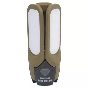 светодиодный светильник на солнечной зарядке трехсекционный оливковый