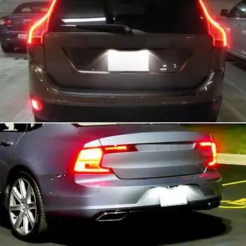 Светодиодный светильник номерного знака автомобиля 12 В белый свет для Volvo S40 S60 S80 Xc70 Xc60