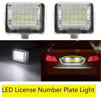 Светодиодный светильник номерного знака для Benz C-Class W204 W205 W216 W218 E-CLASS W212 S-CLASS W221 SL W231 R231 S-CLASS W222 CLA