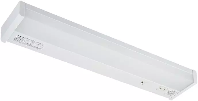Светодиодный светильник Panasonic для кухни, монтируемый непосредственно под полкой, прямой, трубчатый, 20, дневной свет, белый, LGB52097LE1, тип, тип, белый