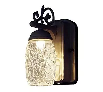 Светодиодный светильник Panasonic LED для крыльца, эквивалентный светильнику типа 60 FreePa с выключенной яркостью LGWC80256LE1 [требуется строительство] свет, лампочка, герметичный, устойчивый к дождю, чёрный