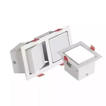 Светодиодный светильник с двумя лампами, трехламповый светильник, 220 В, квадратный светильник, встроенный потолочный светильник, магазин, домашняя лампа Bean Gall 1H7W