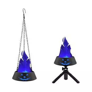 Светодиодный светильник с имитацией пламени, Хэллоуин, декоративный окружающий свет One Size