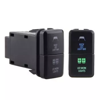 Светодиодный светильник с кнопочным переключателем 12 В для Toyota Landcruiser Hilux FJ Cruiser Hiace RAV4