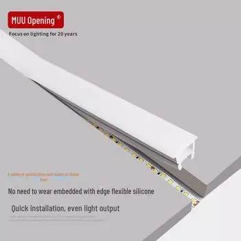 Светодиодный светильник с силиконовым корпусом без резьбы: Гибкая, формируемая и светящаяся линейная полоса 1010A No-wear silicone