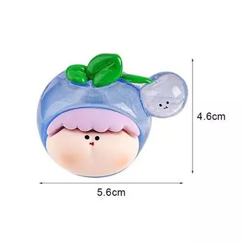 Светодиодный светильник, светящийся вишневый лилит, маленький орнамент, милый настольный смоляной орнамент, украшение, фигурки и игрушки жёлтый