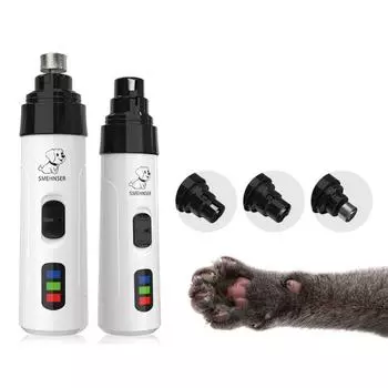 Светодиодный светильник, триммер для когтей для домашних животных, электрические машинки для стрижки когтей для кошек и собак, новый триммер для когтей для кошек