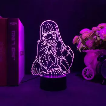 Светодиодный светильник в стиле аниме My Dress-Up Darling Marin Kitagawa для детской спальни, декор, освещение, подарок на день рождения, манга, 3d ночник, прикроватная лампа