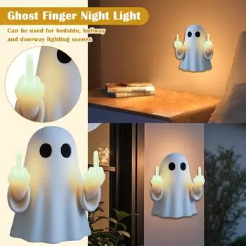 Светодиодный светильник в виде среднего пальца, Забавная статуэтка, Грубое украшение в виде среднего пальца, Жуткий неоновый милый для дома, Подарки-приколы One Size