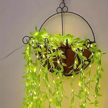 Светодиодный светильник Willow LED Ambient Light - 9,84 фута, питание от USB, 8 режимов для украшения Рождества, патио, свадьбы, спальни и крыльца теплый белый