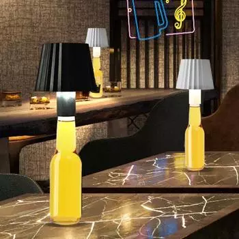 Светодиодный светильник Yousheng для бутылок вина с плавной регулировкой яркости, энергосберегающий, простой в использовании, с сенсорным управлением, беспроводной, для украшения дома белый