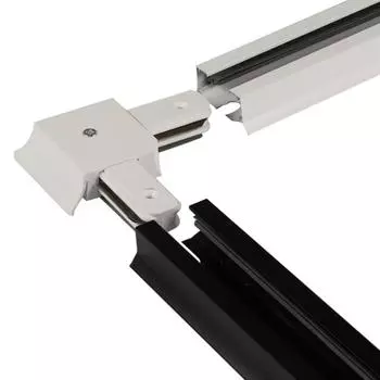 Светодиодный трековый светильник, 2 провода, фитинг для трекового рельса, алюминий, 0,5 м, 1 м, рельсы, соединитель I, T для магазина, дома, установка трека