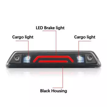 Светодиодный третий стоп-сигнал, задний фонарь заднего хода для Ford F-150 US 2009-2014, высоко установленный стоп-сигнал в сборе синий