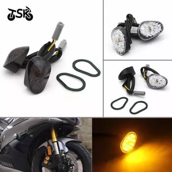 Светодиодный указатель поворота, индикаторная лампа, заподлицо для мотоцикла Yamaha YZF R1 R6 R6S high quality white