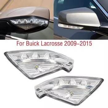 Светодиодный указатель поворота на боковое зеркало заднего вида для Buick Lacrosse 2009 2010 2011 2012 2013 2014 2015 Индикатор зеркала заднего вида 1pc left