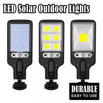 Светодиодный уличный солнечный светильник 3 режима уличный фонарь Cob 5.5v уличное освещение 30/72cob водонепроницаемый светильник для сада, террасы, гаража 616A Cold white