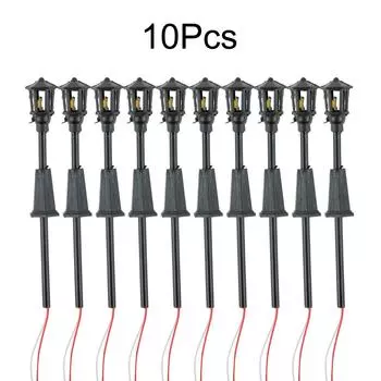 Светодиодный уличный светильник Модель Лампа Инструмент Теплый Белый 10X ABS