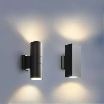 Светодиодный уличный водонепроницаемый настенный светильник для спальни, гостиной, коридора, настенный светильник, освещение для крыльца, сада, декоративное настенное бра Warm white light