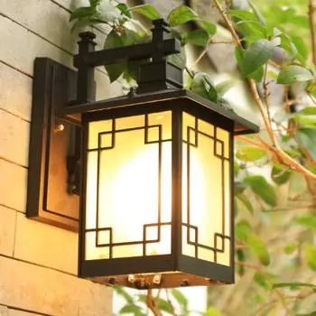 Светодиодный уличный водонепроницаемый настенный светильник, настенный светильник для крыльца, садовый светильник, внутреннее освещение для дома, спальни, гостиной, декоративное освещение No light source