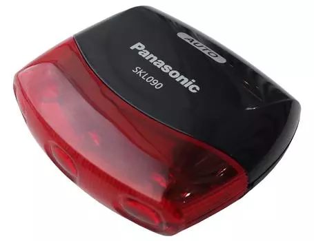 Светодиодный умный задний фонарь для велосипеда Panasonic, черный, ширина 65 x глубина 60 x высота 30 мм SKL090