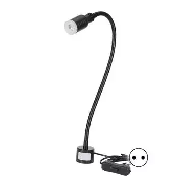 Светодиодный универсальный регулируемый светильник для станка 5 Вт с магнитным основанием для технического обслуживания с вилкой EU
