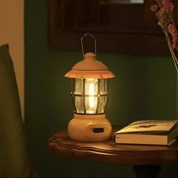 Светодиодный USB перезаряжаемый фонарь для кемпинга, прочный водонепроницаемый компрессионный прочный светильник для палатки, аварийный ураганный портативный фонарь для походов в палатку one size