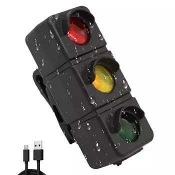 Светодиодный велосипедный задний фонарь 30лм 300мАч 7 режимов водонепроницаемый прочный велосипедные аксессуары