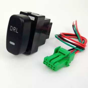Светодиодный вентилятор DRL, противотуманная фара, передняя камера, регистратор, монитор, радар, датчик парковки, кнопка переключения для Mitsubishi ASX, сила ослепления Fog Light