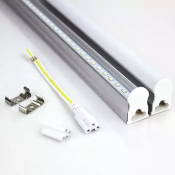 Светодиодный выключатель T5 Tube Light 30 см 6 Вт 60 см 10 Вт Светодиодные люминесцентные лампы T5 Wall Lamps белый теплый розовый зеленый синий светильник для растений 300mm NO Switch&milky теплый белый