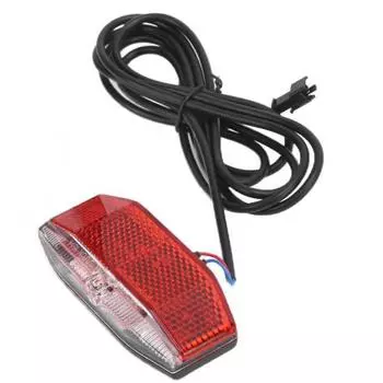 Светодиодный задний фонарь для электрического велосипеда Предупреждение о безопасности электрического велосипеда Универсальный задний фонарь для ночной езды на велосипеде 6 В48 В