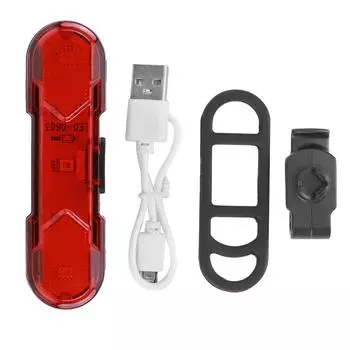 Светодиодный задний фонарь для велосипеда с зарядкой от USB для горного велосипеда, предупреждающий задний фонарь для безопасности на велосипеде