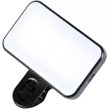 Светодиодный заполняющий свет Мини-видеосвет с прочным креплением 10 передач Плавная регулировка яркости для фотографии/мобильных телефонов/ноутбуков Светодиодный заполняющий свет 3000-6500K для фотографии