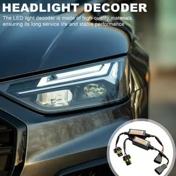 Светодиодный жгут против мерцания, 2 шт., нагрузочные резисторы, фары, светодиодный мигающий резистор, подавитель предупреждений, автомобильные аксессуары CZECH REPUBLIC