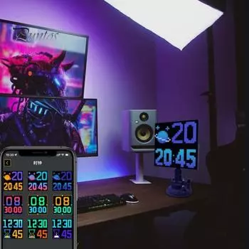 Светодиодный знак на заднее окно автомобиля, широко используемый смарт-Bluetooth-совместимый программируемый светодиодный знак «сделай сам», автомобильные аксессуары чёрный